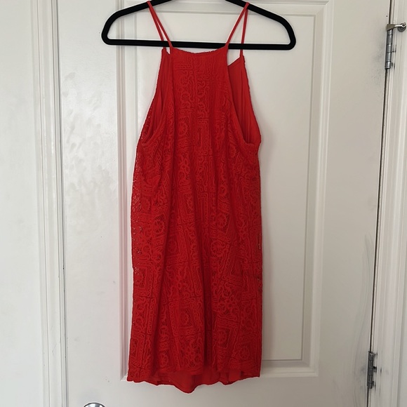 Red Lacey Dress - Picture 2 of 4
